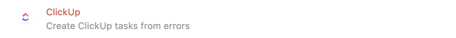 clickup integration