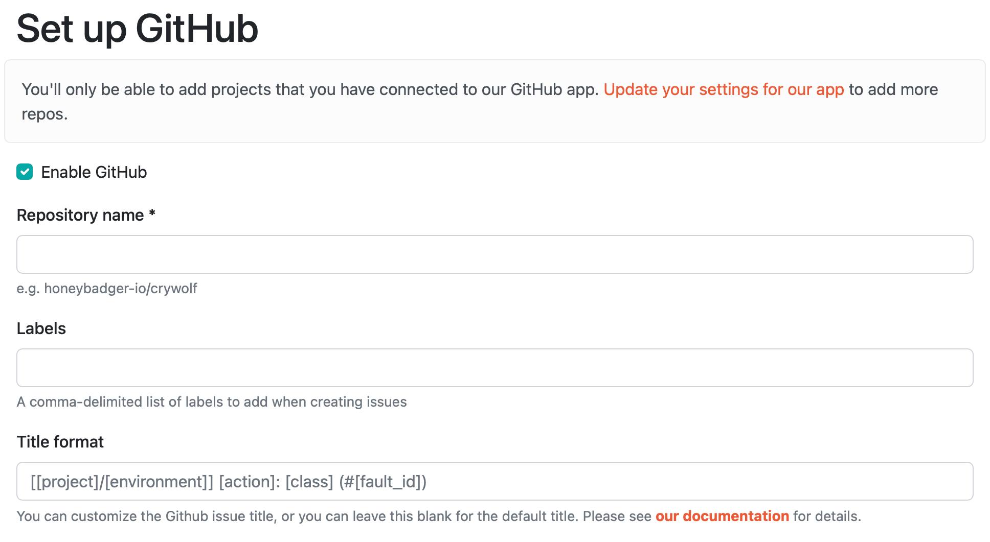 github form