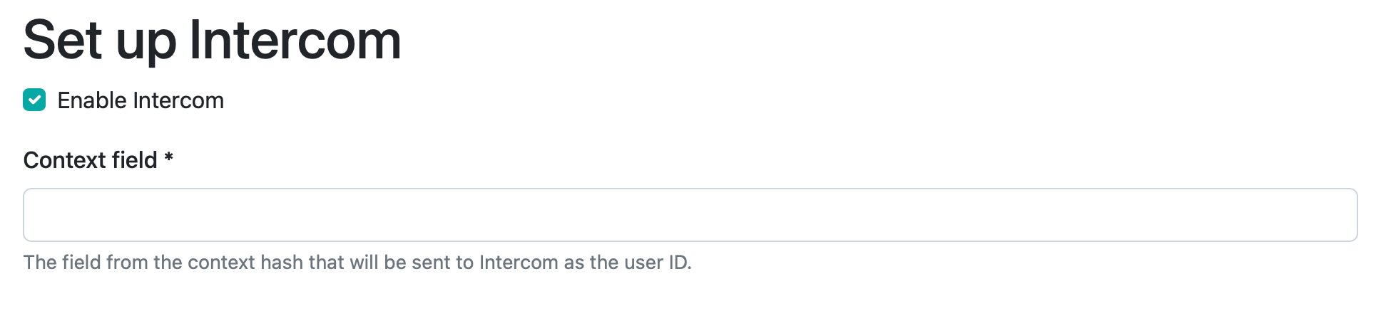 intercom form