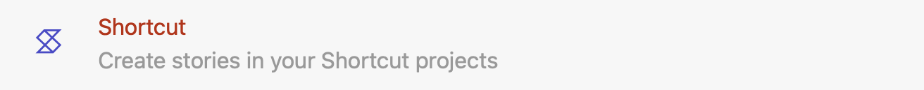 shortcut integration